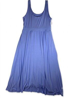 Black Tape Periwinkle Blue Jersey Knit Midi Maxi Dress
